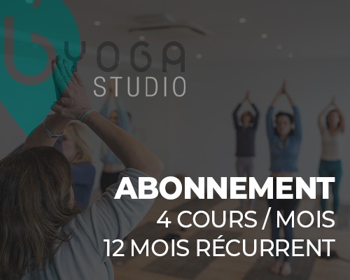 abonnement 4 cours par mois